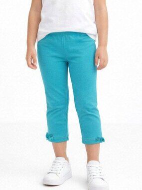 NWT Mexx Turquoise Aqua Capri Leggings Pants size 6